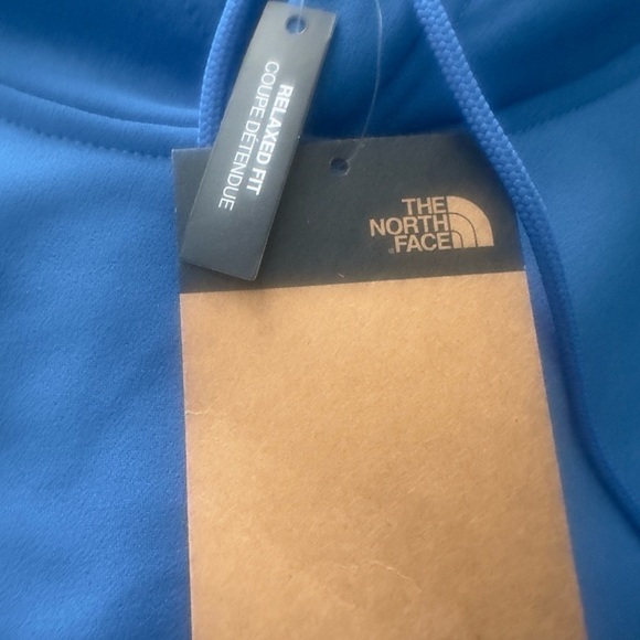 New men’s size S small blue costal pullover The North Face hoodie pockets - Picture 2 of 8